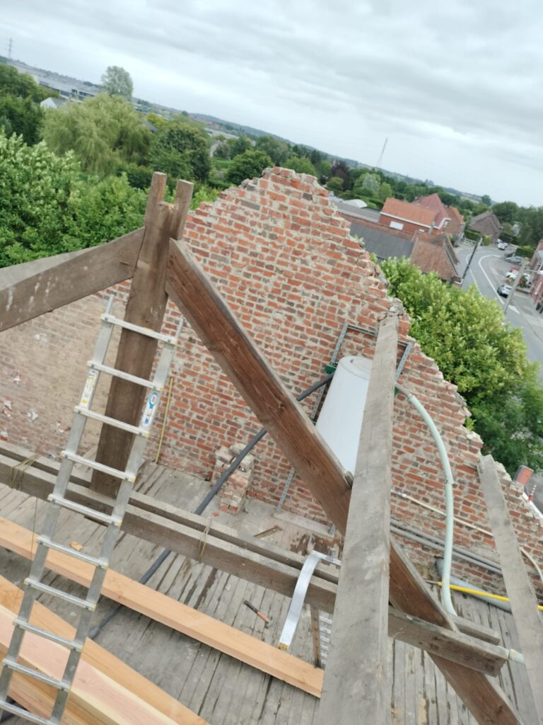 chantier toiture - roubaix - granit et ardoise
