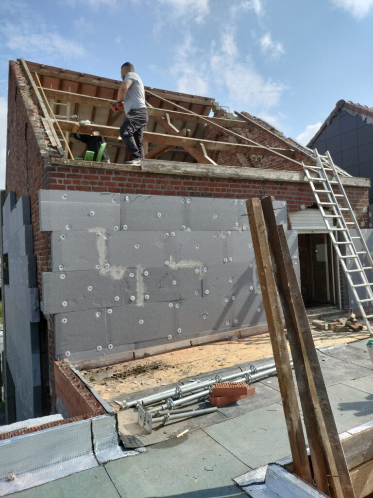 chantier toiture - roubaix - granit et ardoise
