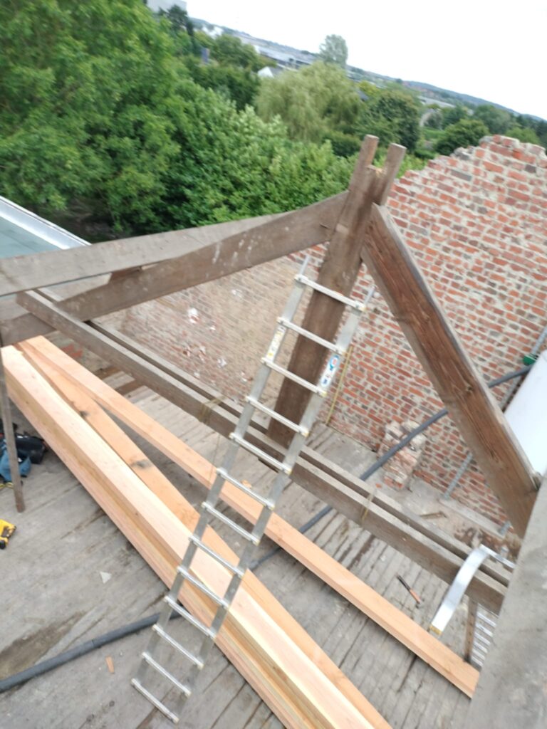 chantier toiture - roubaix - granit et ardoise